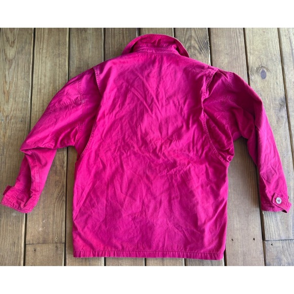 Vintage Faded Glory Chore Coat Womens Small Button Up Farm House Grunge 90s Y2K - Picture 6 of 7